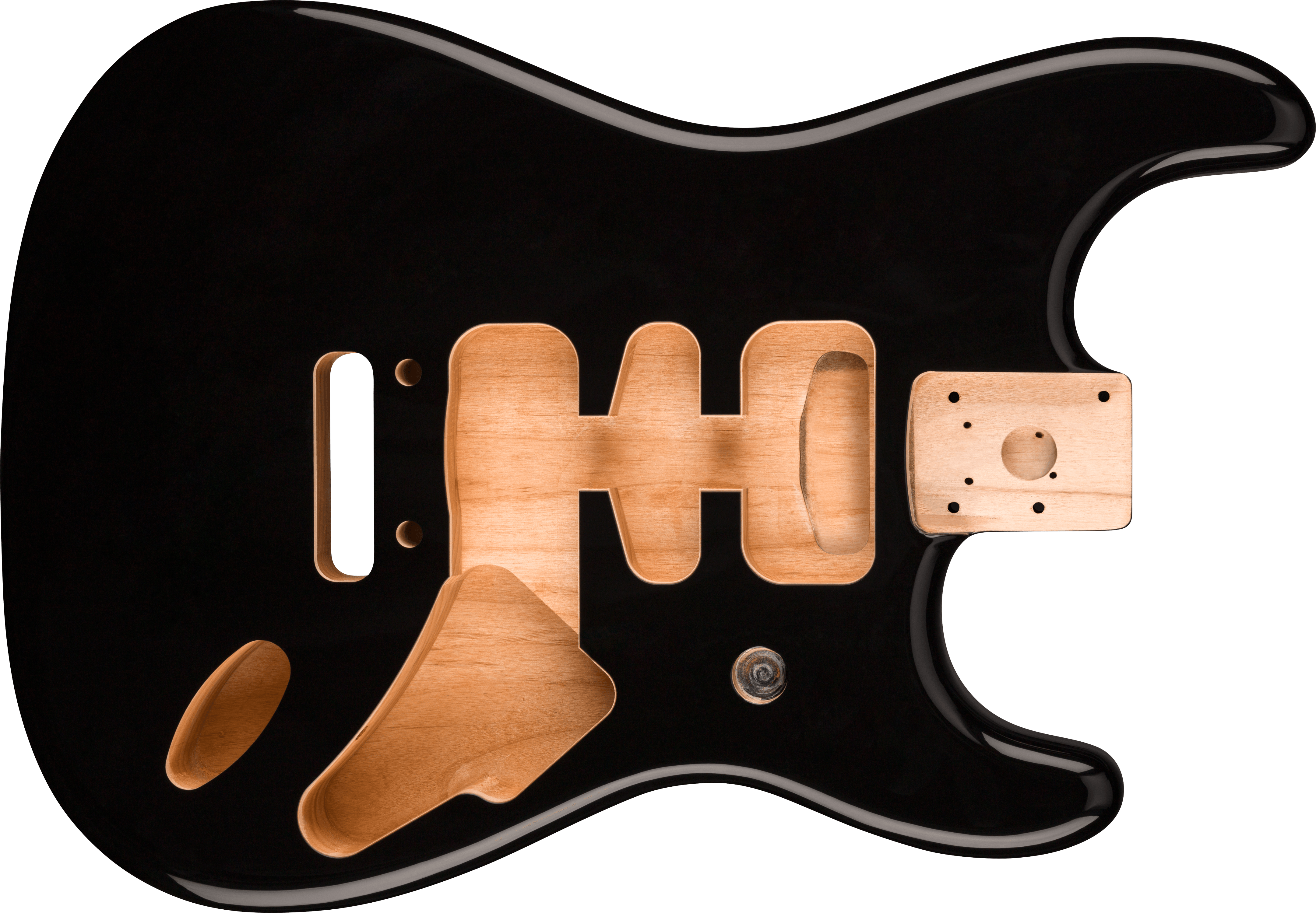 Fenderストラトブラック ボディ Deluxe Series Stratocaster Fenderストラトブラック ボディ Deluxe Series Stratocaster