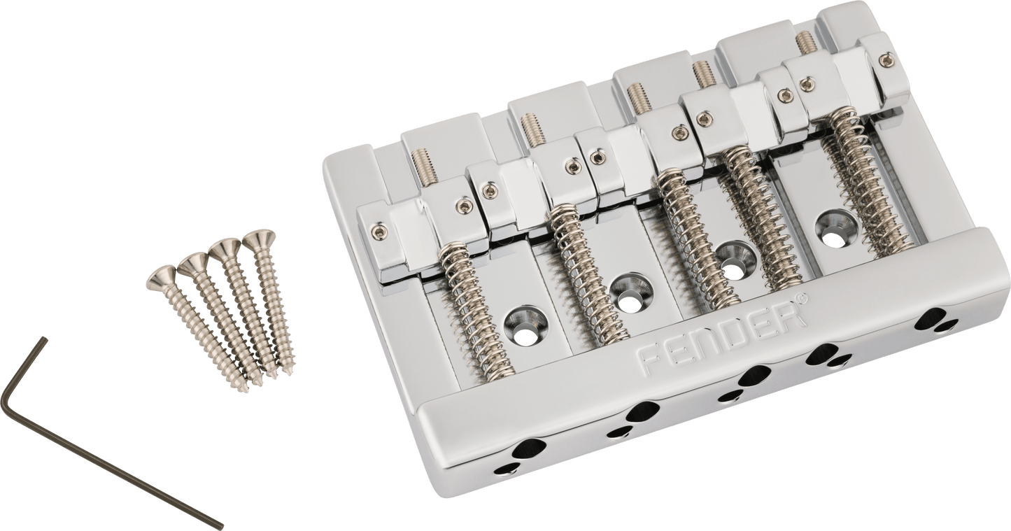 Fender® HiMass™ 5-String Bass Wide Bridge Assembly With Zinc Saddles